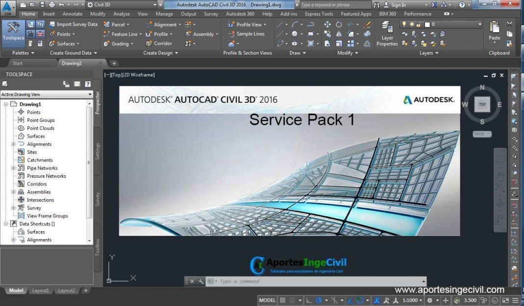 autocad 2016 service pack 1