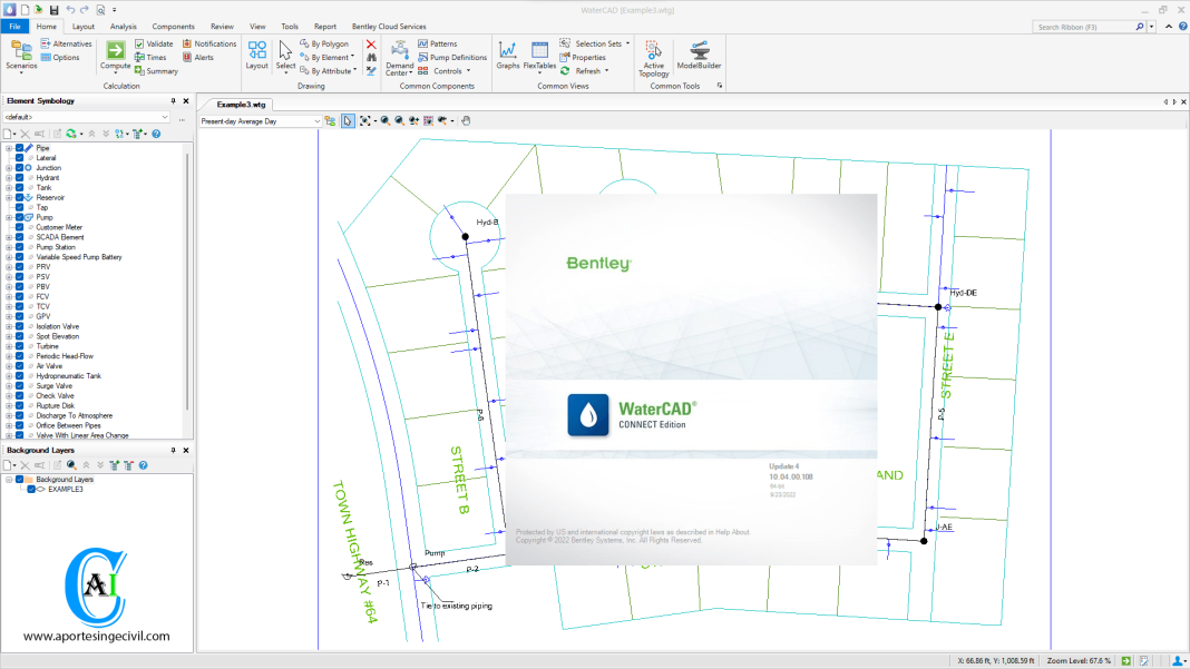 Bentley WaterCAD CONNECT Edition 10.04.00.108