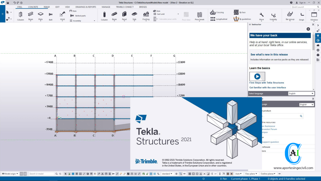 Tekla Structures 2023 SP7 for windows instal