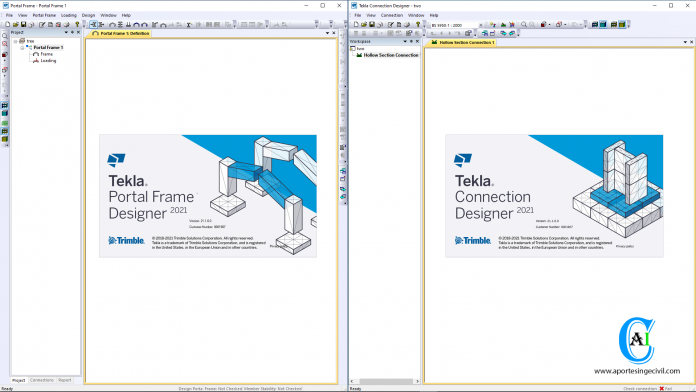 Tekla Portal Frame and Connection Designer