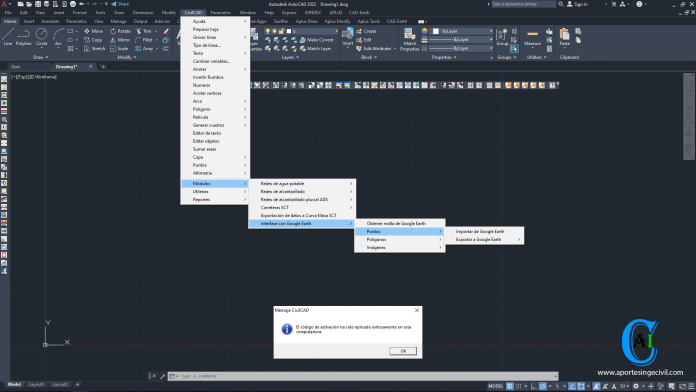 CivilCAD para AutoCAD 2022