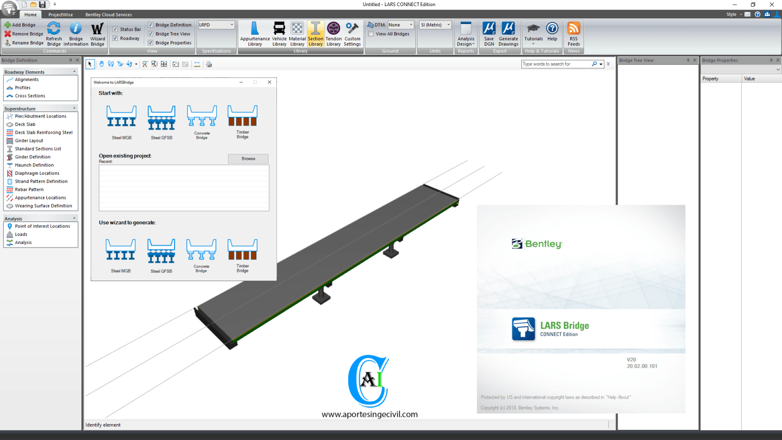 Bentley LARS Bridge CONNECT Edition 20.02.00.101
