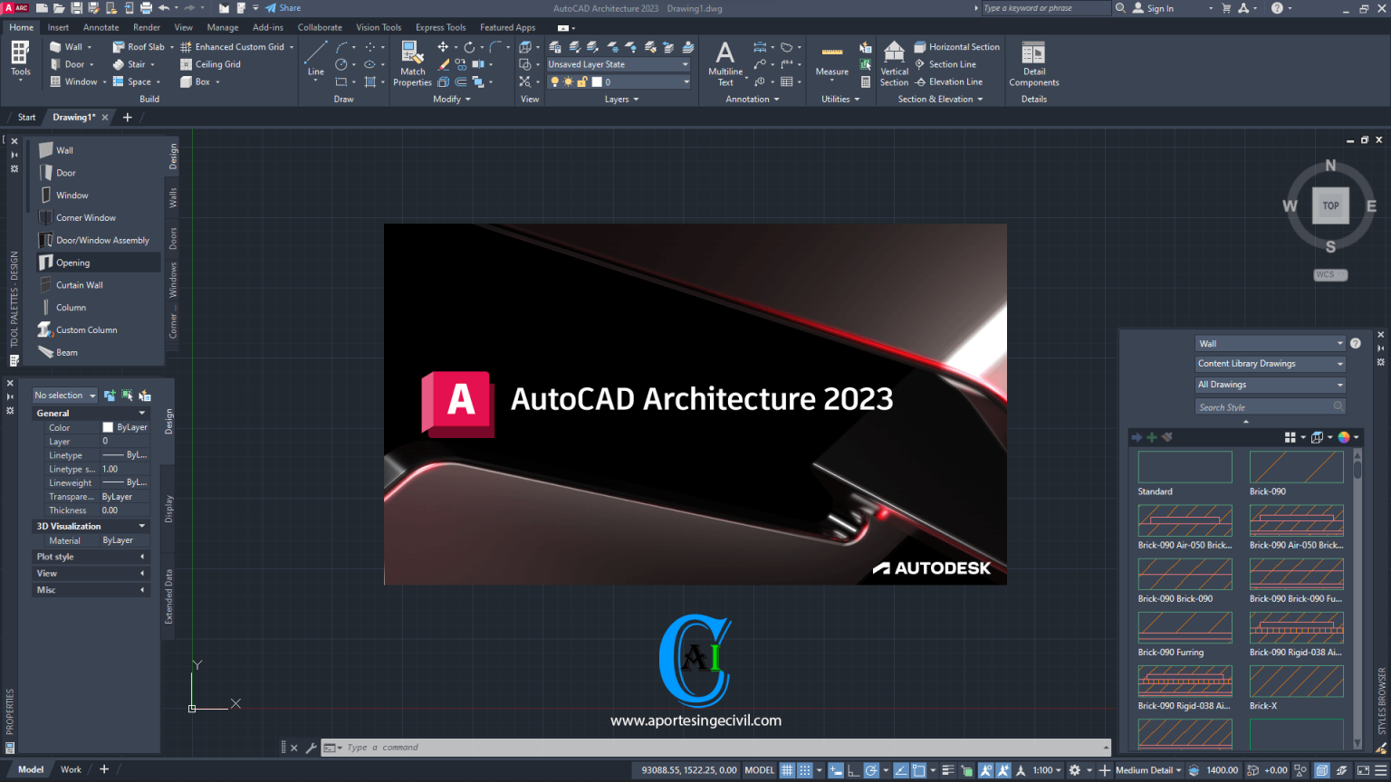 Autodesk AutoCAD Architecture 2023 1536x864 