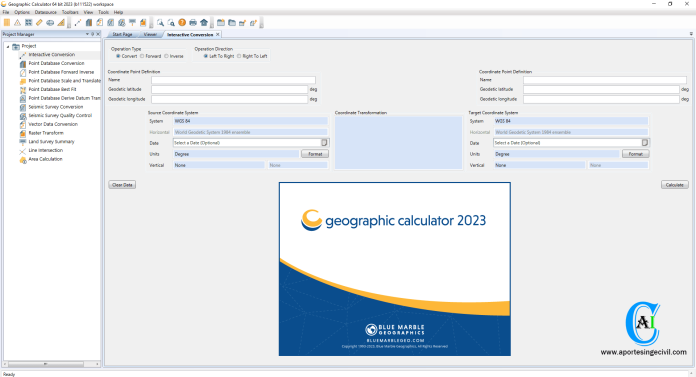 Geographic Calculator 2023