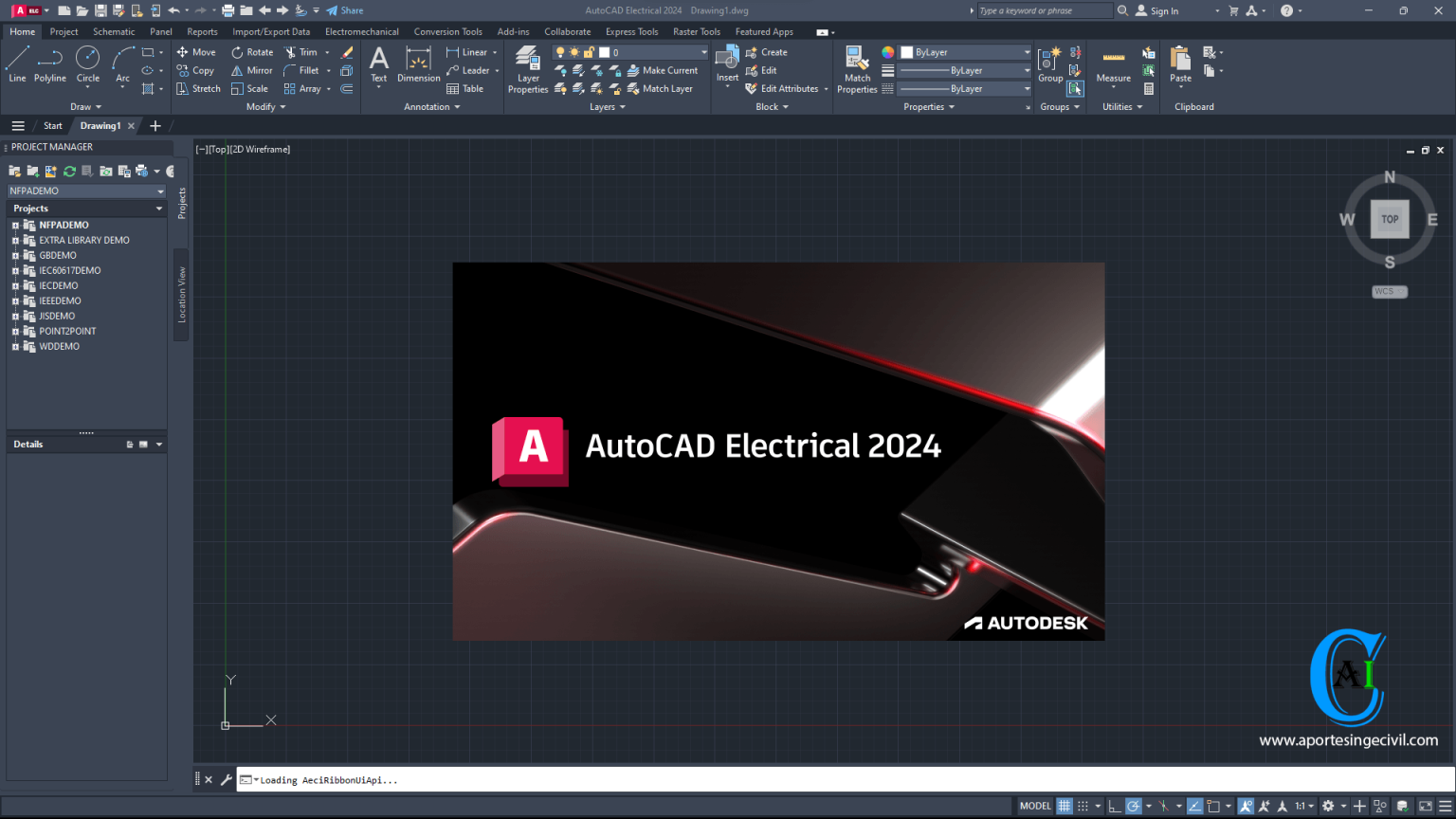Autodesk AutoCAD Electrical 2024 en español e inglés