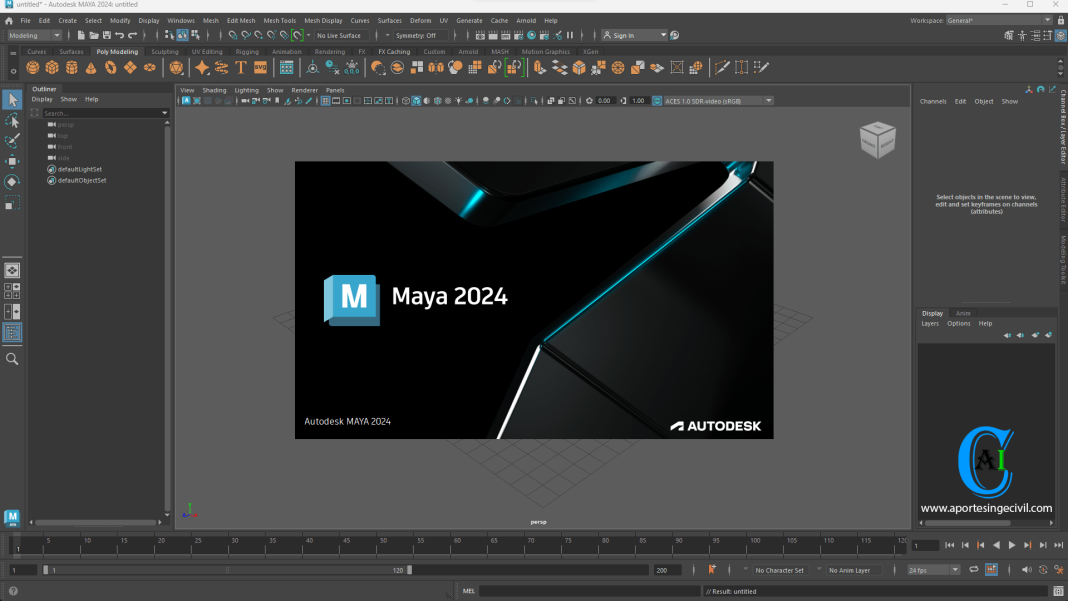 Autodesk Maya 2024 (Multilenguaje)