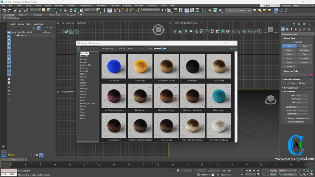Chaos Corona 10 for 3ds Max + Material Library