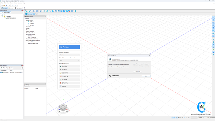 Geoslope GeoStudio 2024