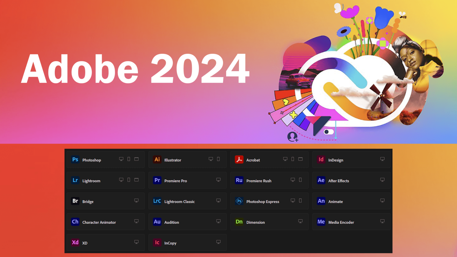 Adobe 2024 Multilenguaje (Todas las aplicaciones)