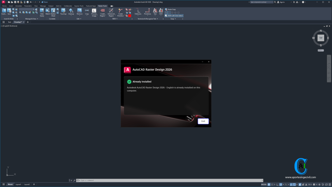 Autodesk AutoCAD Raster Design 2026