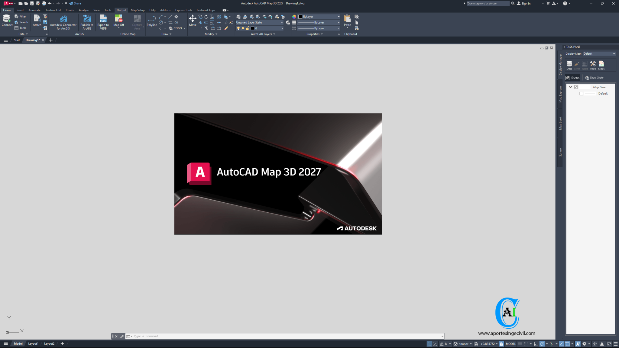 Autodesk AutoCAD Map 3D 2027 en español e inglés